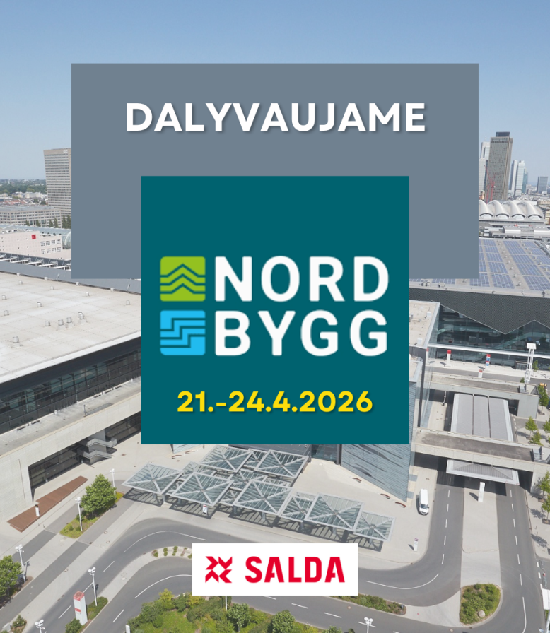 Dalyvaujame Nordbygg 2026